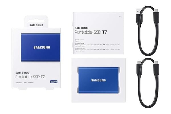 Samsung 500 GB T7 Portable SSD Hard Disk Drive (HDD) - Image 2