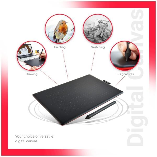 Wacom CTL-472/K0-CX Digital Drawing Graphics Pen Tablet - Image 4